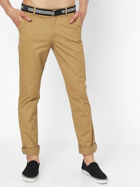 GAS | Albert Slim Fit Flat-Front Chinos