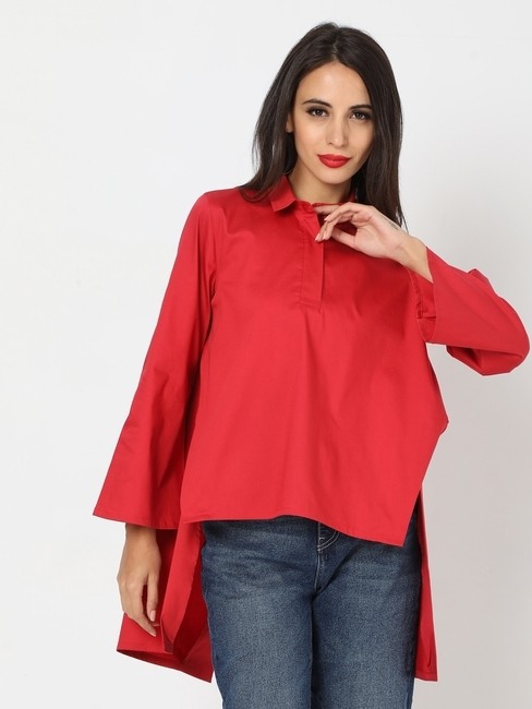 GAS | High-Low Slim Fit Shirt