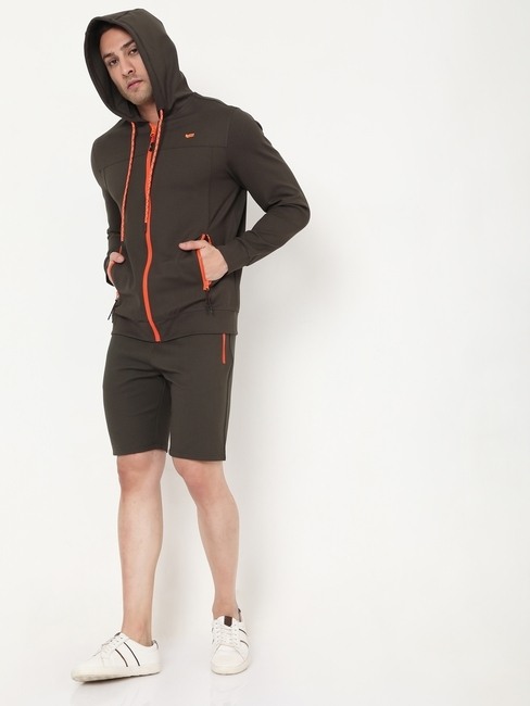 GAS | Zippo Hooded Fluo Slim Fit Sweatshirt
