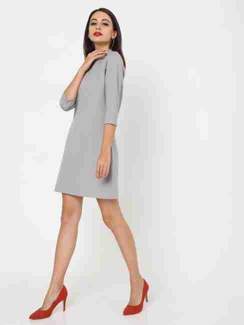 Bella Sheath Dress with Zip Closure