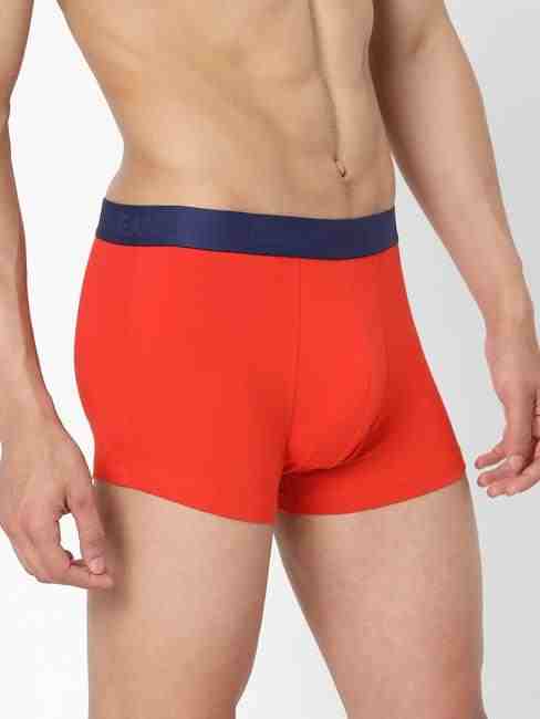 Men's Regular Cotton Trunks - Pink