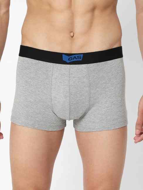 GAS | Men's Regular Cotton Trunks - Grey