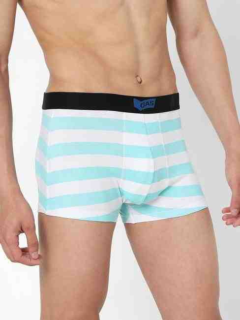Men's Regular Cotton Trunks - Blue