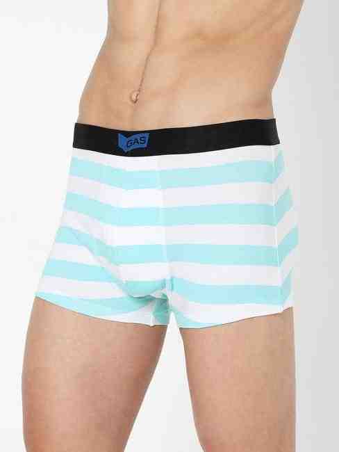 Men's Regular Cotton Trunks - Blue