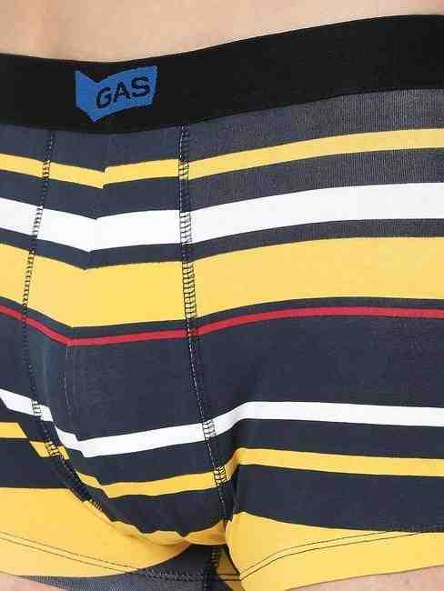 Men's Regular Cotton Trunks - Yellow