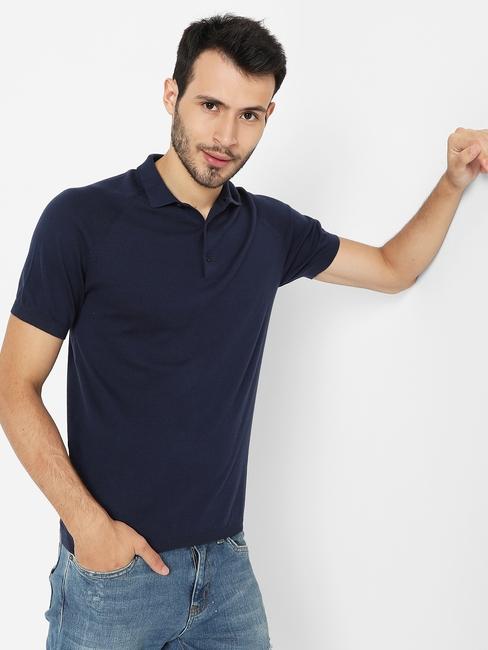 Polo T-shirt with Raglan Sleeves