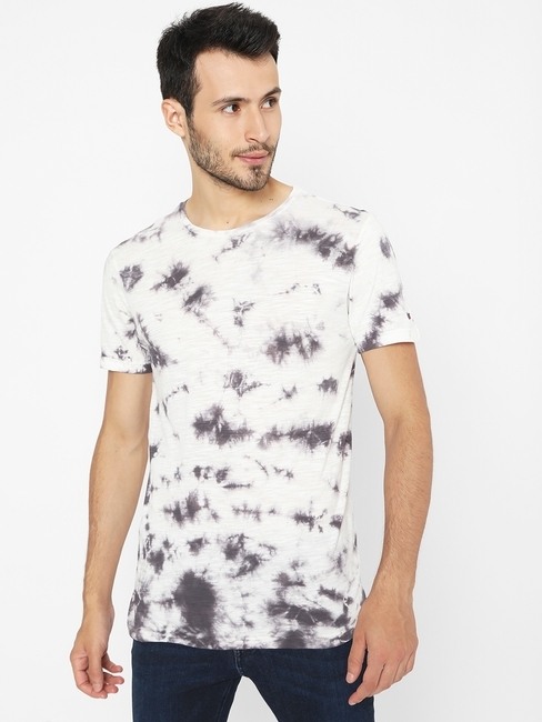 GAS | Tie-&-Dye Slim Fit Crew-Neck T-shirt