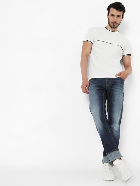 GAS | Toki Distressed Straight Jeans