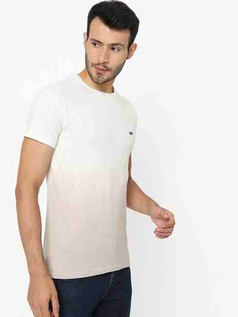Dip-Dyed Slim Fit Crew-Neck T-shirt