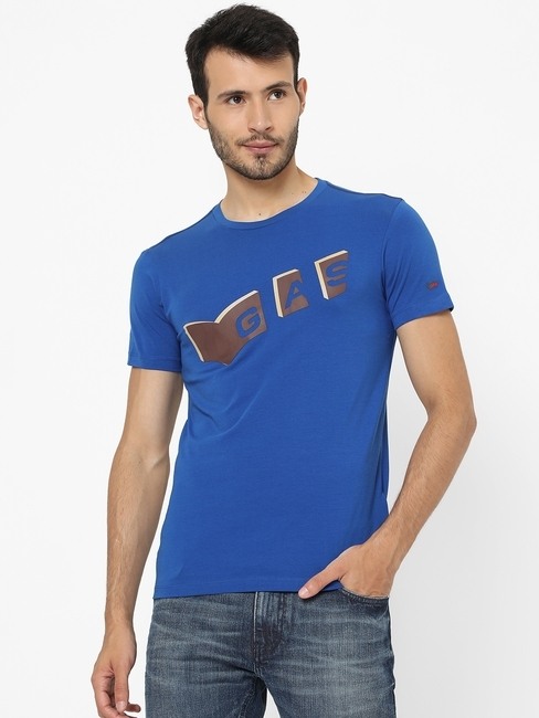 GAS | Graphic Print Crew-Neck T-shirt