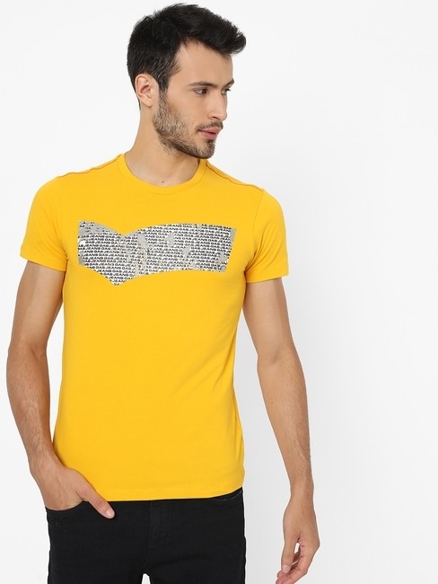 GAS | Logo Print Crew-Neck Slim Fit T-shirt