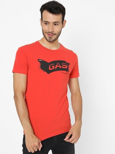 GAS | Graphic Print Slim Fit T-shirt