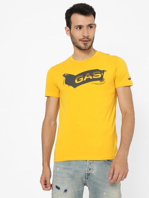GAS | Graphic Print Slim Fit T-shirt
