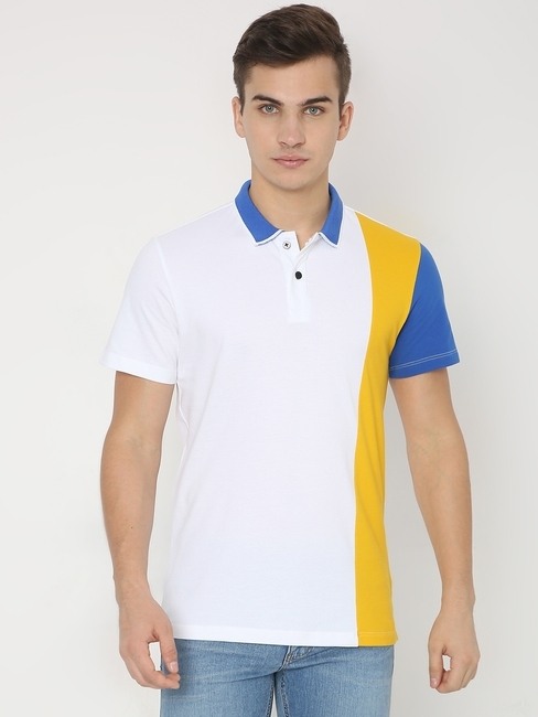 GAS | Colourblock Slim Fit Polo T-shirt