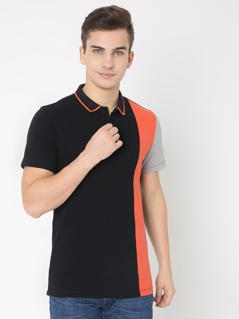 GAS | Colourblock Slim Fit Polo T-shirt