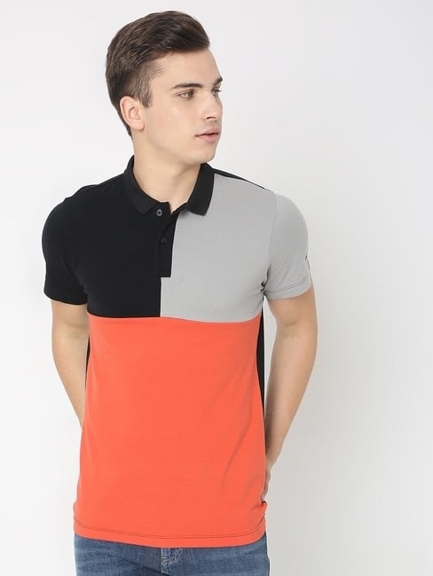 GAS | Colourblock Slim Fit Polo T-shirt