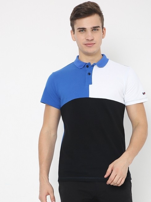 GAS | Colourblock Slim Fit Polo T-shirt