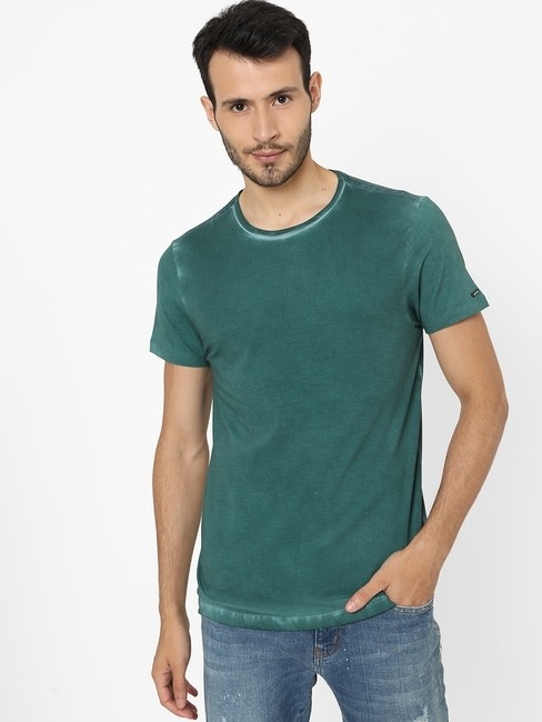 GAS | Washed Slim Fit Crew-Neck T-shirt