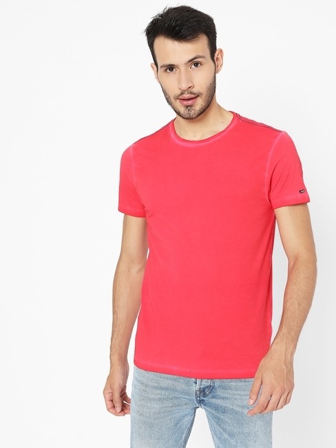 GAS | Washed Slim Fit Crew-Neck T-shirt