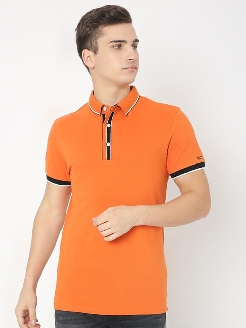 GAS | Slim Fit Polo T-shirt with Contrast Tipping