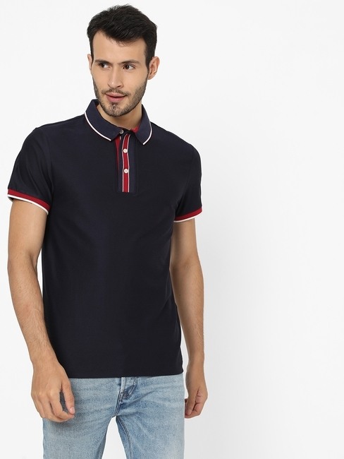GAS | Slim Fit Polo T-shirt with Contrast Tipping