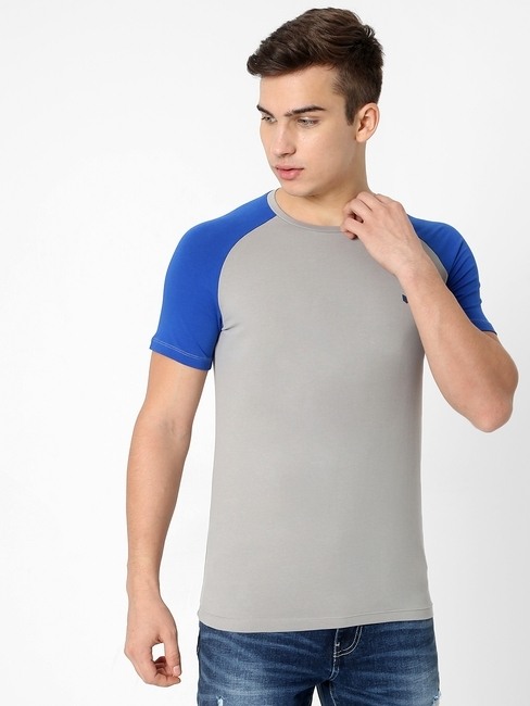 GAS | Colourblock Slim Fit Crew-Neck T-shirt