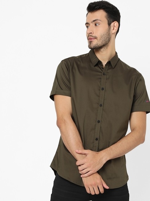 GAS | Slim Fit Shirt with Short Sleeves