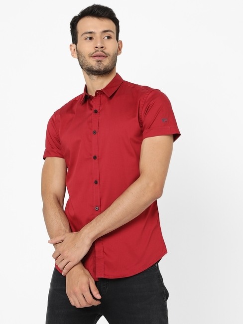 GAS | Slim Fit Shirt with Short Sleeves