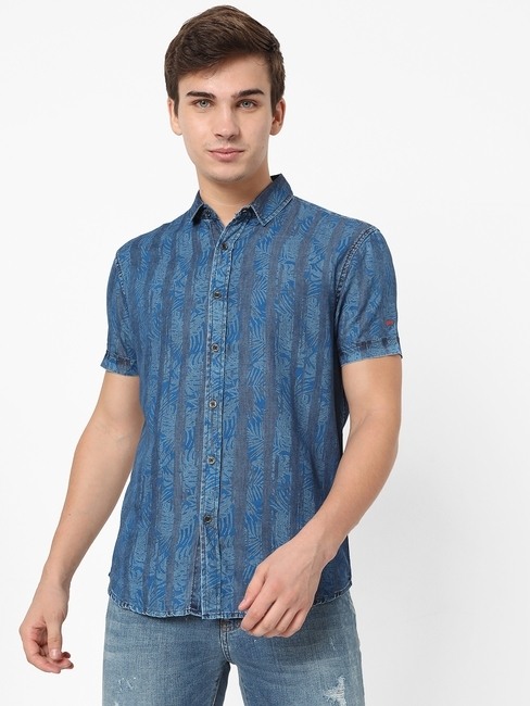 GAS | Space-Dyed Slim Fit Shirt