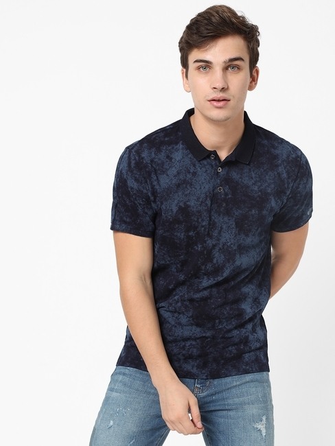 GAS | Tie-&-Dye Slim Fit Polo T-shirt