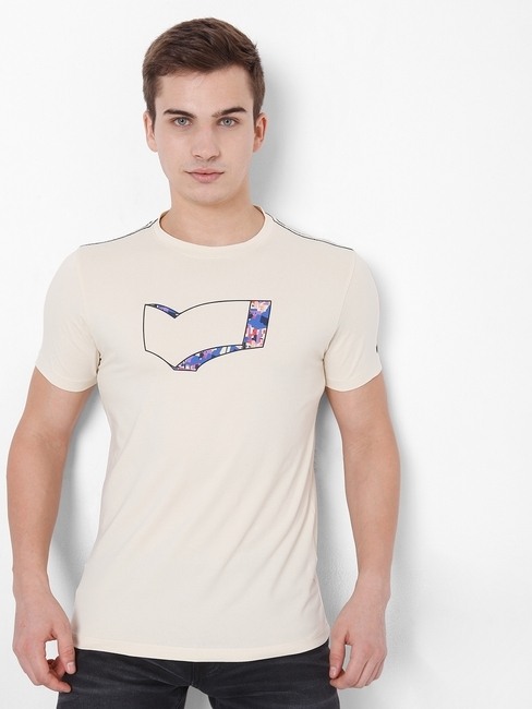 GAS | Logo Print Slim Fit Crew-Neck T-shirt