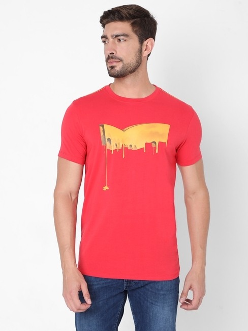 GAS | Logo Drip Slim Fit Crew-Neck T-shirt