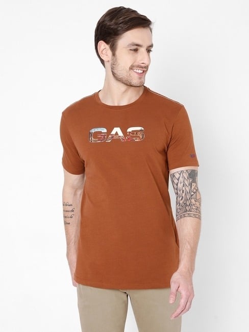 GAS | Logo Venice Slim Fit Crew-Neck T-shirt