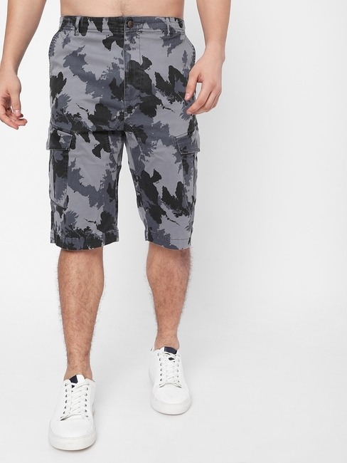 GAS | Scottie Printed Slim Fit Cargo Shorts