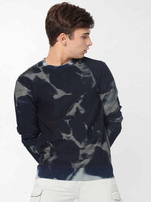 GAS | Nikola Tie-Dye Printed Crew-Neck Sweatshirt