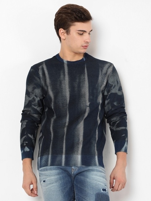 GAS | Nikola Tie-Dye Printed Crew-Neck Sweatshirt