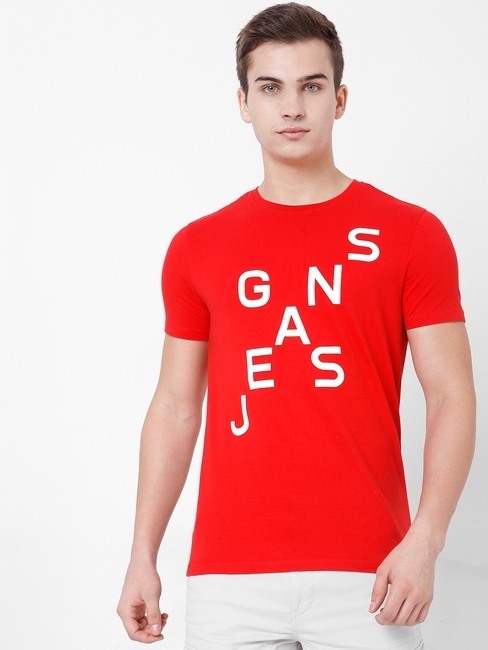 GAS | Scuba Juggle Logo Print Crew-Neck T-shirt