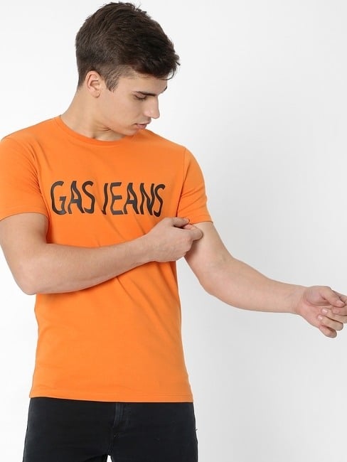 GAS | Scuba Printed Slim Fit Crew-Neck T-shirt