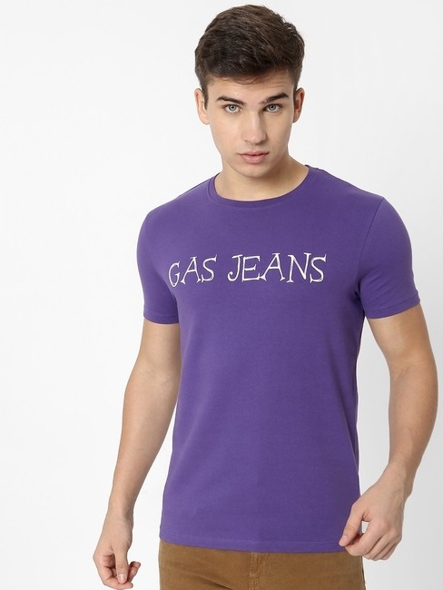 GAS | Scuba Printed Slim Fit Crew-Neck T-shirt