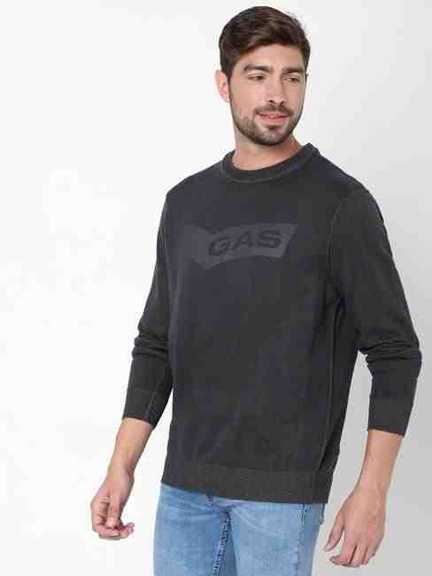 Ross Logo Print Slim Fit Pullover