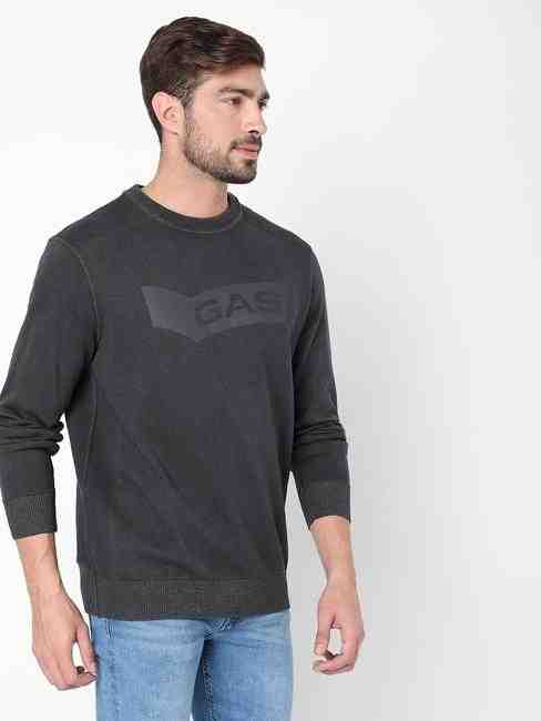 Ross Logo Print Slim Fit Pullover