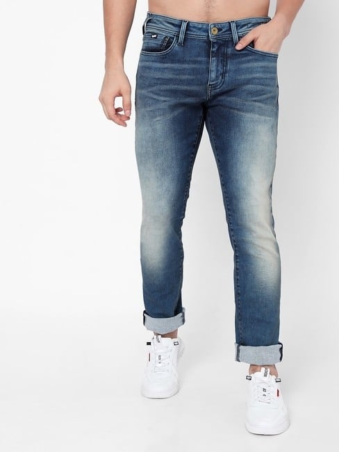 GAS | Albert Mid-Rise Washed Slim Fit Jeans