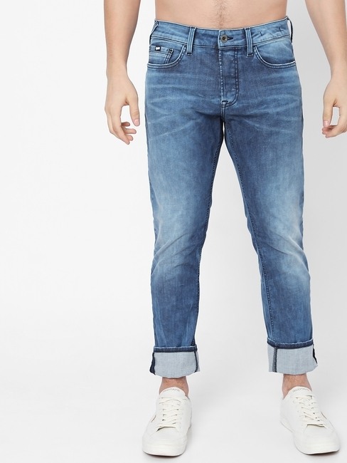 GAS | Norton Mid-Rise Washed Tapered Fit Jeans