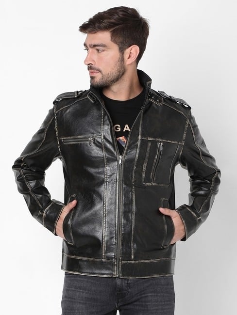 GAS | Dante High-Neck Biker Jacket