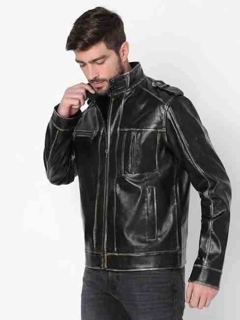 Dante High-Neck Biker Jacket