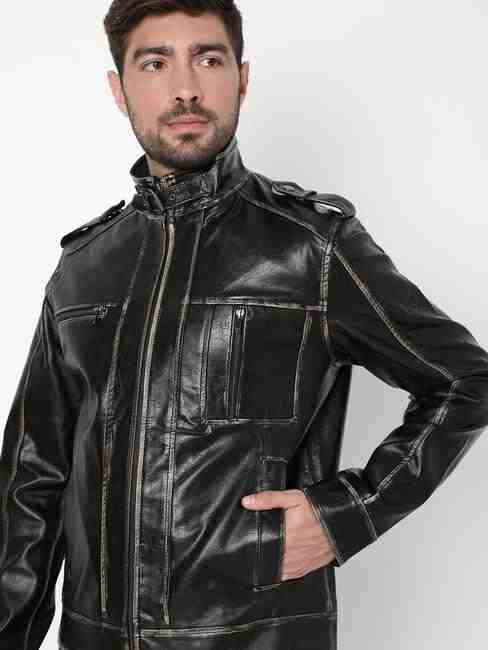 Dante High-Neck Biker Jacket