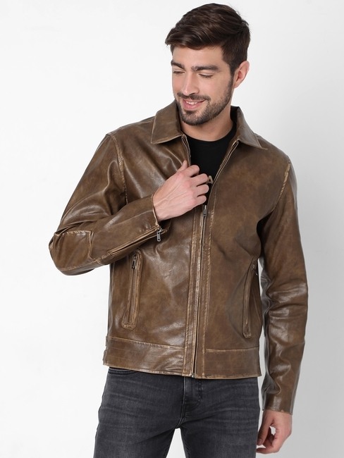 GAS | Elio Biker Jacket with Insert Pockets