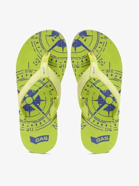 GAS | Steve Graphic Print T-Strap Flip-Flops
