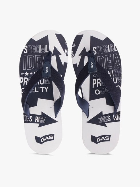 GAS | Rio Graphic Print T-Strap Flip-Flops