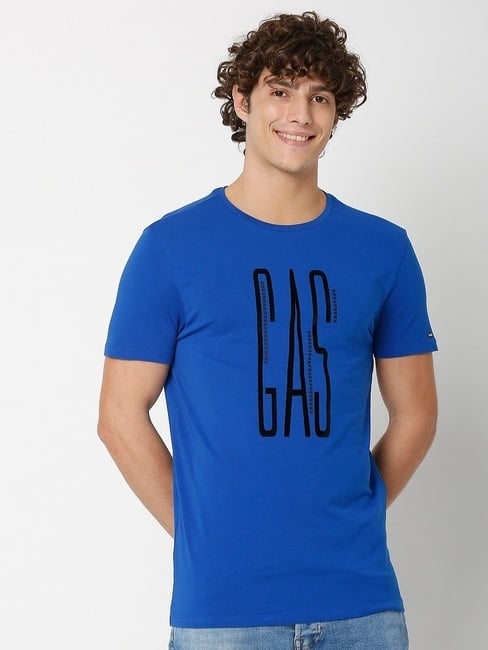 GAS | Scuba Printed Slim Fit Crew-Neck T-shirt